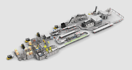 碳酸含汽饮料灌装生产线